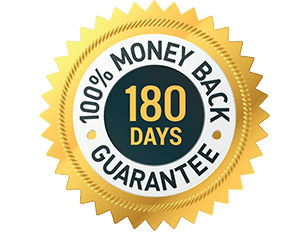 180-days money back guarantee